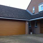 Timber Effect Automated Roller Door